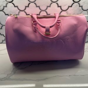 Truly beauty duffel bag.